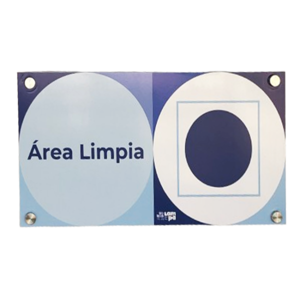 Señalética Área Limpia